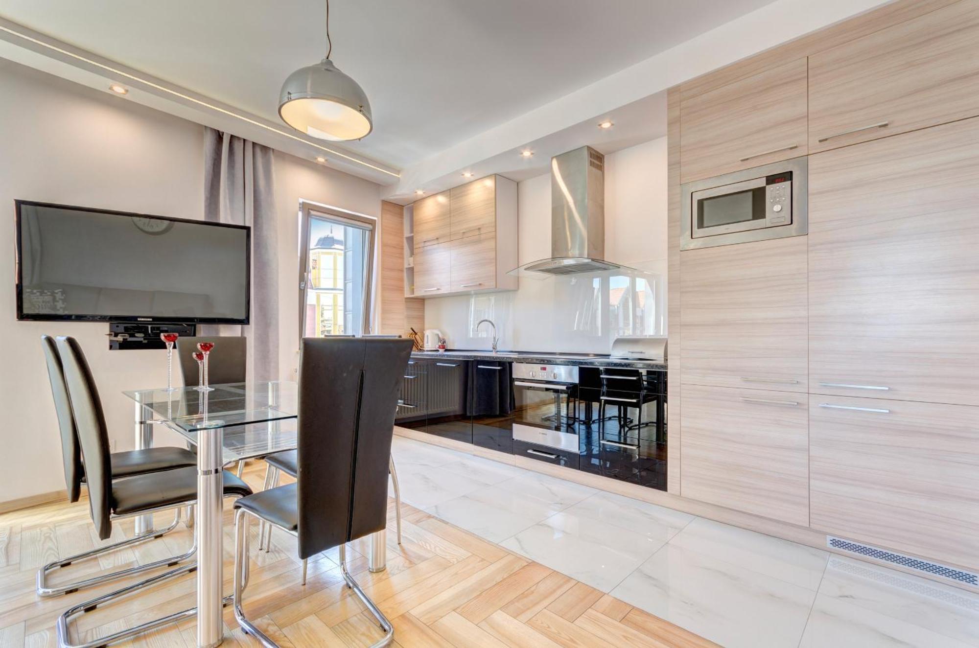 Dom & House - Old Town Waterlane Apartment กดัญสก์ ภายนอก รูปภาพ
