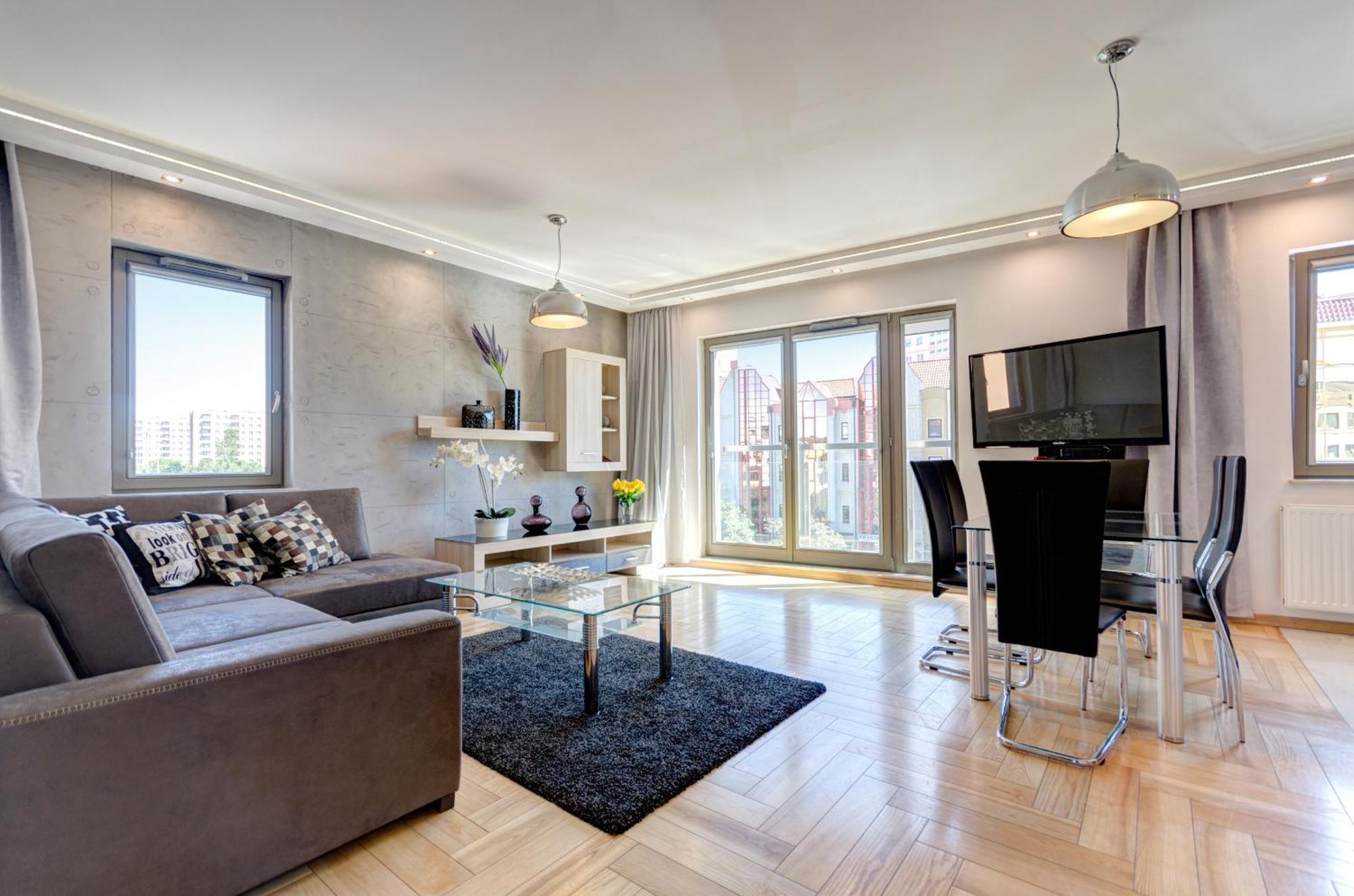 Dom & House - Old Town Waterlane Apartment กดัญสก์ ภายนอก รูปภาพ
